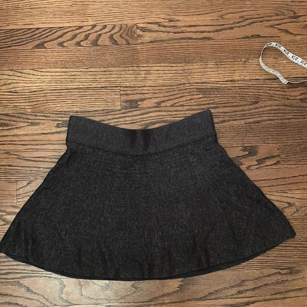 Talula grey cotton sweater skirt.
